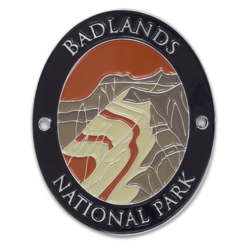 Badlands National Park Walking Stick Medallion Shop Americas National